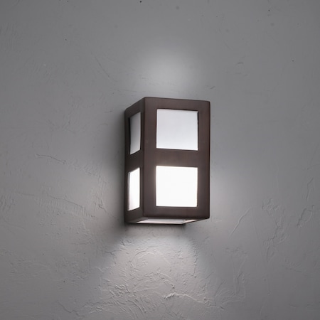 Luxury Lighting Varien Bay 9.5in. High Ceramic Outdoor Wall Light, Antique Copper Finish 185-77(W6) ACop u/d7-17